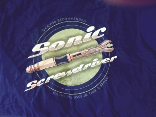 Arcade Block Grab Block April 2015 Sonic Screwdriver TShirt