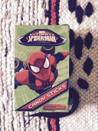 Zavvi ZBox April 2015 Spider-Man Candy Sticks