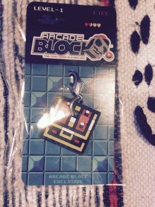 Arcade Block April 2015 Zipper Pull