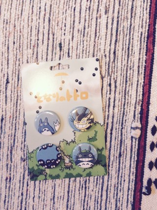 Nerd Block May 2015 Totoro Badges