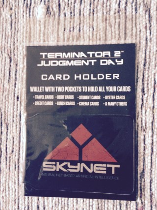 My Geek Box July 2015 Terminator 2 Card Holder