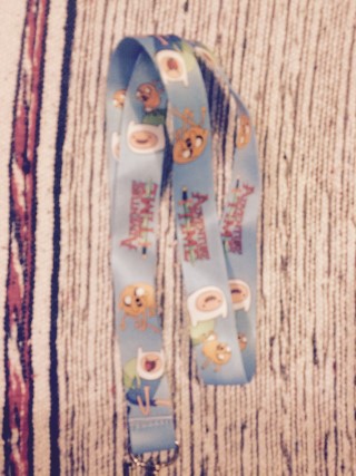 Infinity Crates August 2015 Adventure Time Lanyard