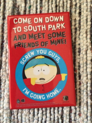 Zavvi Lucky Dip ZBox September 2015 South Park Fridge Magnet