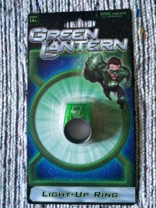 Comic Block September 2015 Green Lantern Ring