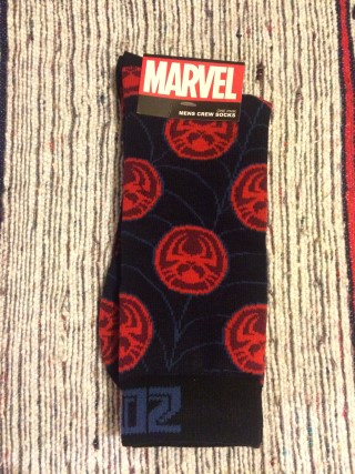 Loot Crate Level Up Socks October 2015 Spiderman 2099 Socks