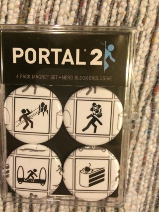 Arcade Block Grab Block October 2015 Portal 2 Fridge Magnets