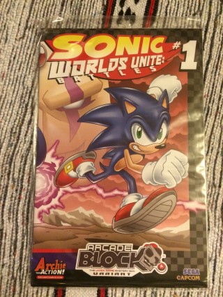 Arcade Block Grab Block October 2015 Sonic Comic