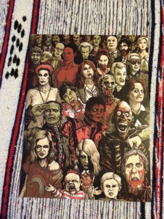 Horror Block October 2015 Zombie Print