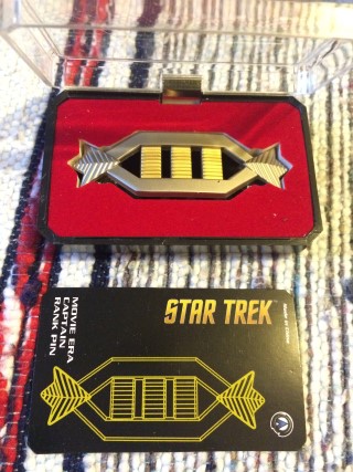 Nerd Block December 2015 Star Trek Rank Pin