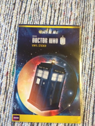 Zavvi Doctor Who December 2015 Vinyl Sticker