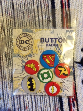 My Geek Box December 2015 DC Badges