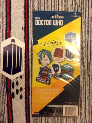 Sci-Fi Block January 2016 Doctor Who Stickers