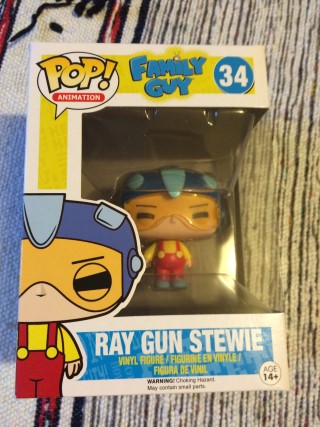 Infinity Crates December 2015 Ray Gun Stewie POP