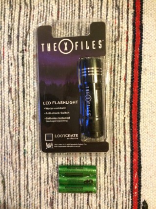 Loot Crate January 2016 X Files LED Flashlight