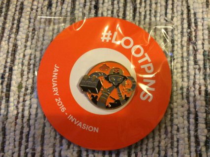 Loot Crate January 2016 Invasion Badge