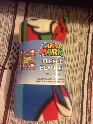 Lootchest March 2016 Super Mario Fleece Blanket