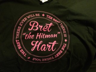 Slobberknocker Box March 2016 Bret The Hitman Hart TShirt