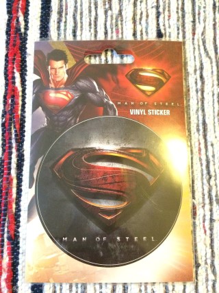 Infinity Crates April 2016 Superman Vinyl Sticker