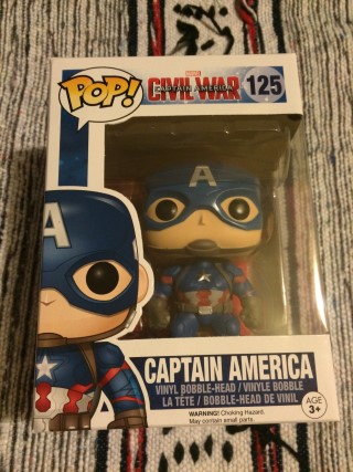 Comic Block April 2016 Captain America Funko POP Vinyl